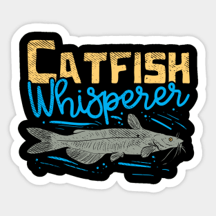 Flat Head Catfish Whisperer Mudcat Sticker